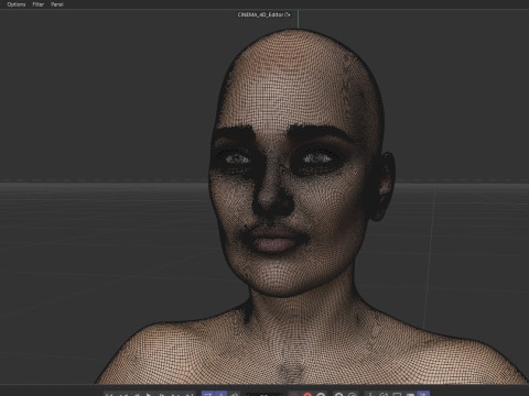 Salma Hayek Model 3D