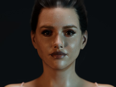 Jessica Alba 3D Model