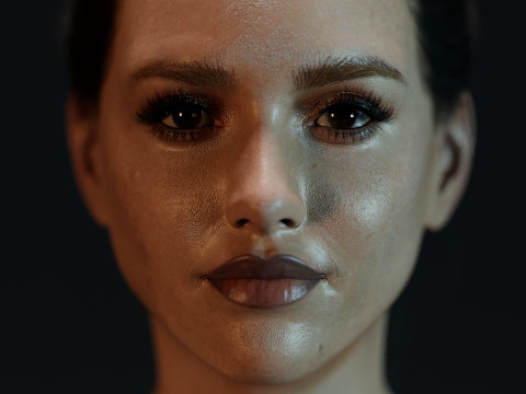 Jessica Alba 3D Model