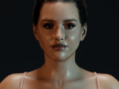 Jessica Alba 3D Model