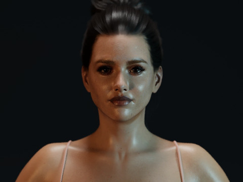 Jessica Alba 3D Model