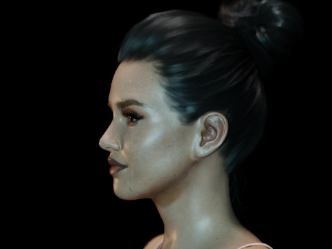 Jessica Alba 3D Model