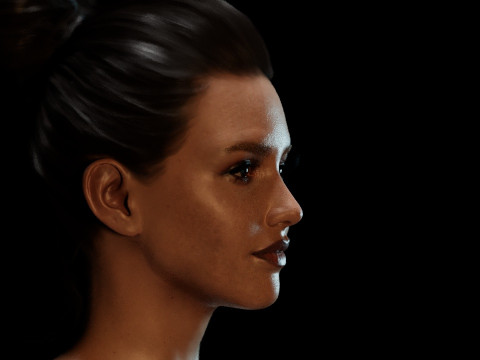 Jessica Alba 3D Model