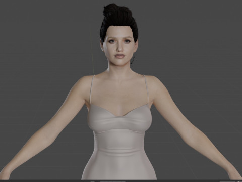 Jessica Alba 3D Model