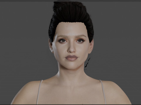 Jessica Alba 3D Model