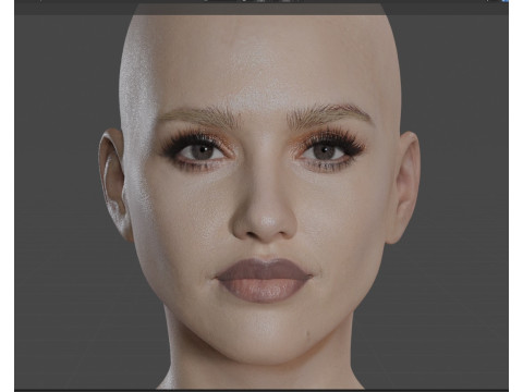 Jessica Alba 3D Model