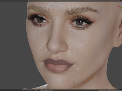 Jessica Alba 3D Model