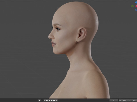 Jessica Alba 3D Model