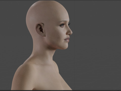 Jessica Alba 3D Model