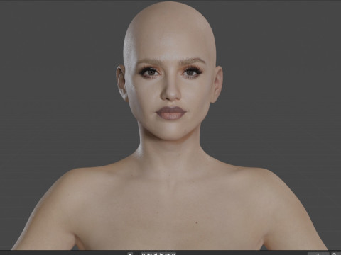 Jessica Alba 3D Model