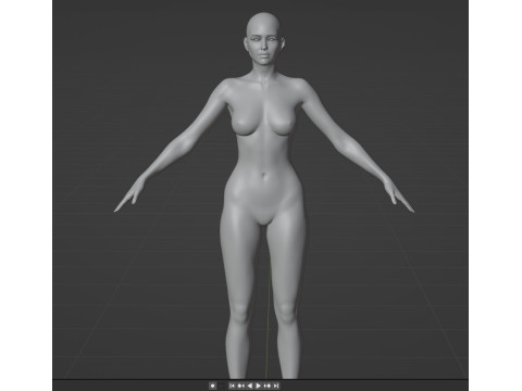 Jessica Alba 3D Model