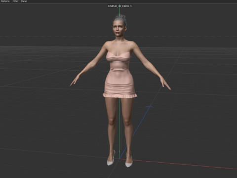 Jessica Alba 3D Model