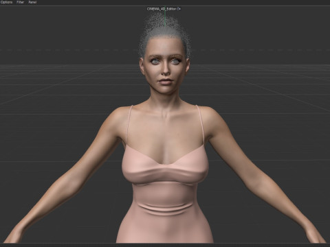 Jessica Alba 3D Model