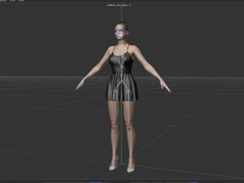 Anne Hathaway Modelo 3D