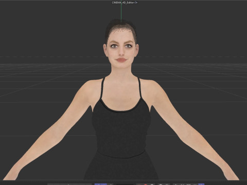 Anne Hathaway Modelo 3D