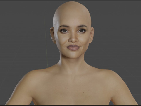 Halle Berry 3D-Modell