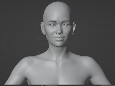 Halle Berry 3D-Modell