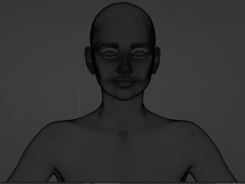 Halle Berry 3D-Modell