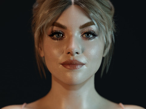 Sydney Sweeney 3Dモデル