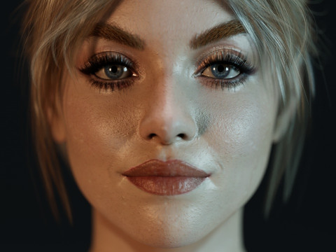 Sydney Sweeney 3D-Modell