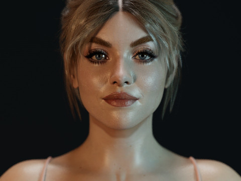 Sydney Sweeney 3D-Modell