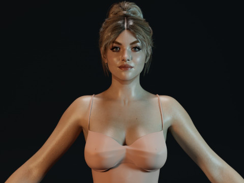 Sydney Sweeney 3D-Modell