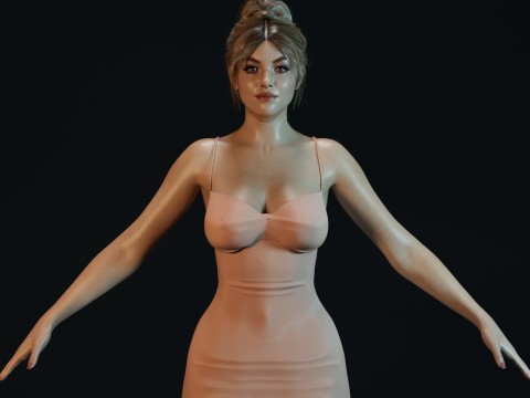 Sydney Sweeney 3D-Modell