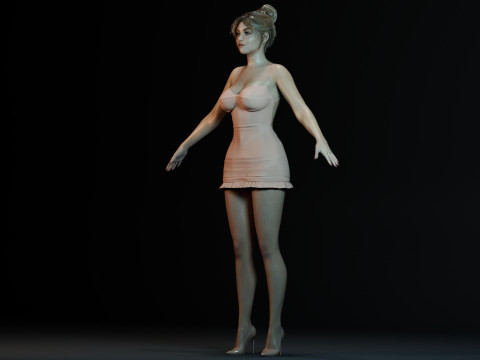 Sydney Sweeney 3D-Modell