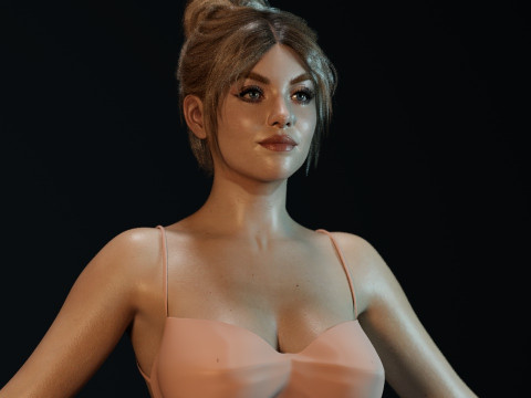 Sydney Sweeney 3D-Modell