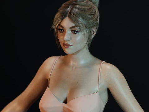 Sydney Sweeney 3D-Modell