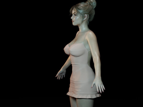 Sydney Sweeney 3D-Modell