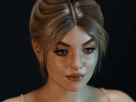Sydney Sweeney 3D-Modell