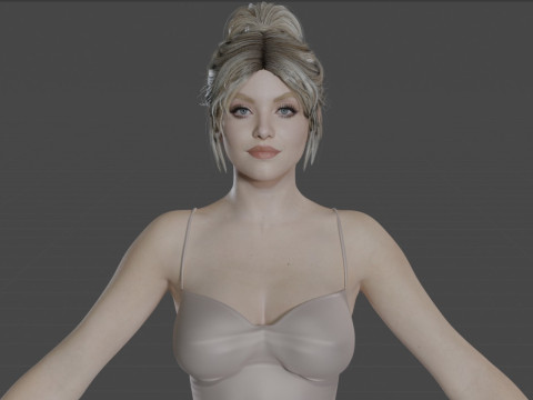 Sydney Sweeney 3D-Modell