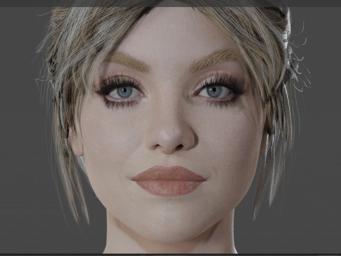 Sydney Sweeney 3D-Modell