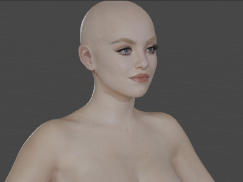 Sydney Sweeney 3D-Modell