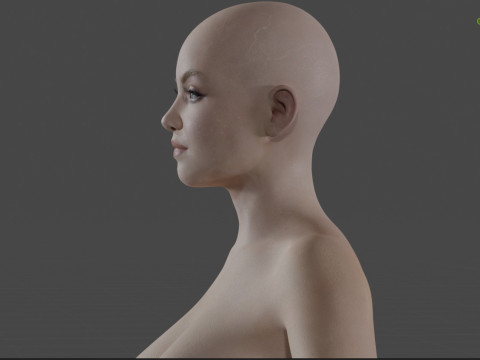 Sydney Sweeney 3D-Modell