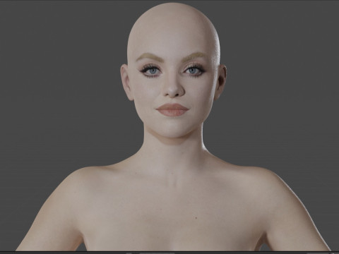 Sydney Sweeney 3D-Modell
