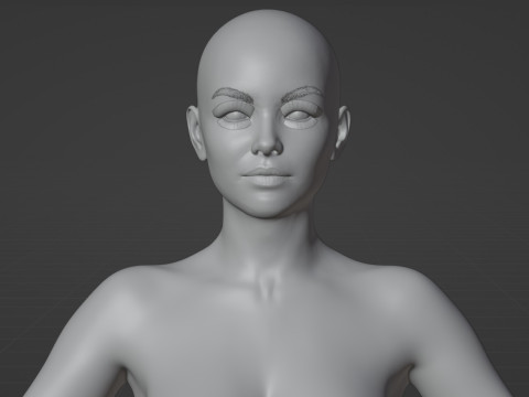 Sydney Sweeney 3D-Modell
