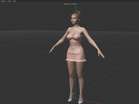 Sydney Sweeney 3D-Modell