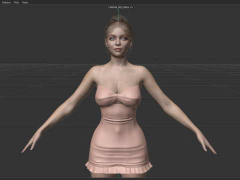 Sydney Sweeney 3D-Modell