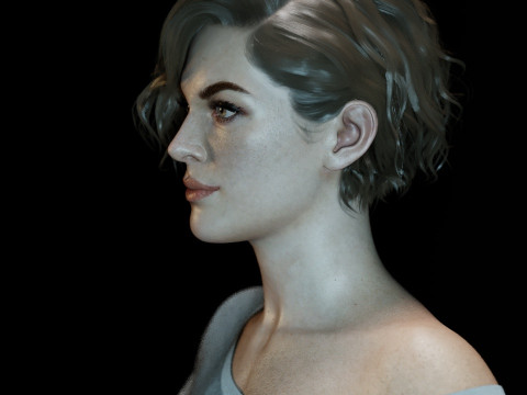 Milla Jovovich 3D 模型