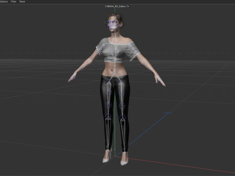 Milla Jovovich 3D 模型