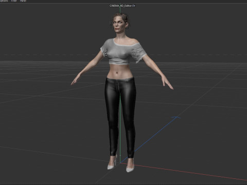 Milla Jovovich 3D 模型
