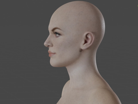 Milla Jovovich 3D 模型