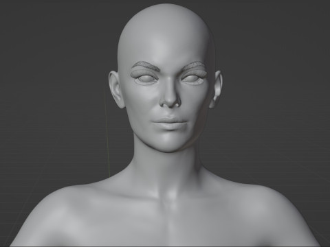 Milla Jovovich 3D 模型