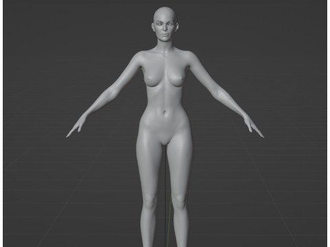 Milla Jovovich 3D 模型