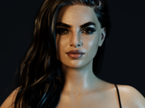 Priyanka Chopra 3D Модель