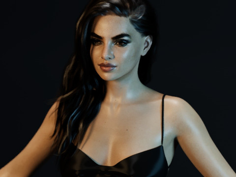 Priyanka Chopra 3D Модель