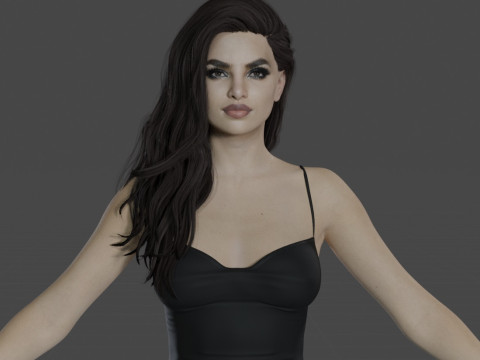 Priyanka Chopra 3D Модель