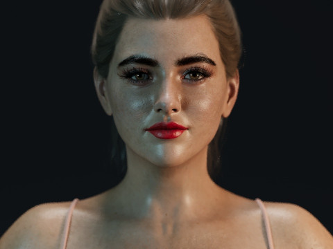Kathryn Newton Model 3D